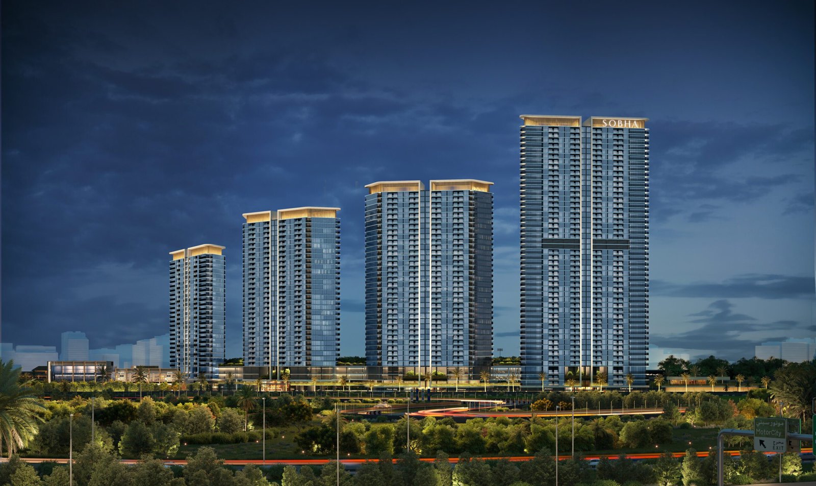 Sobha Solis – Night shot Sobha Solis - Night shot